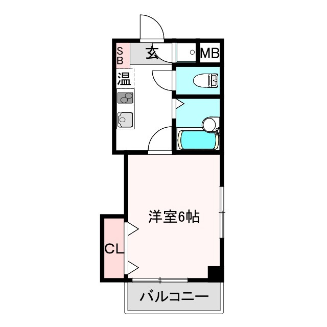 アパルト松崎の間取り