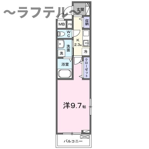 オークランドコーポの間取り