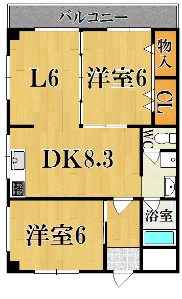 エンズマンションの間取り
