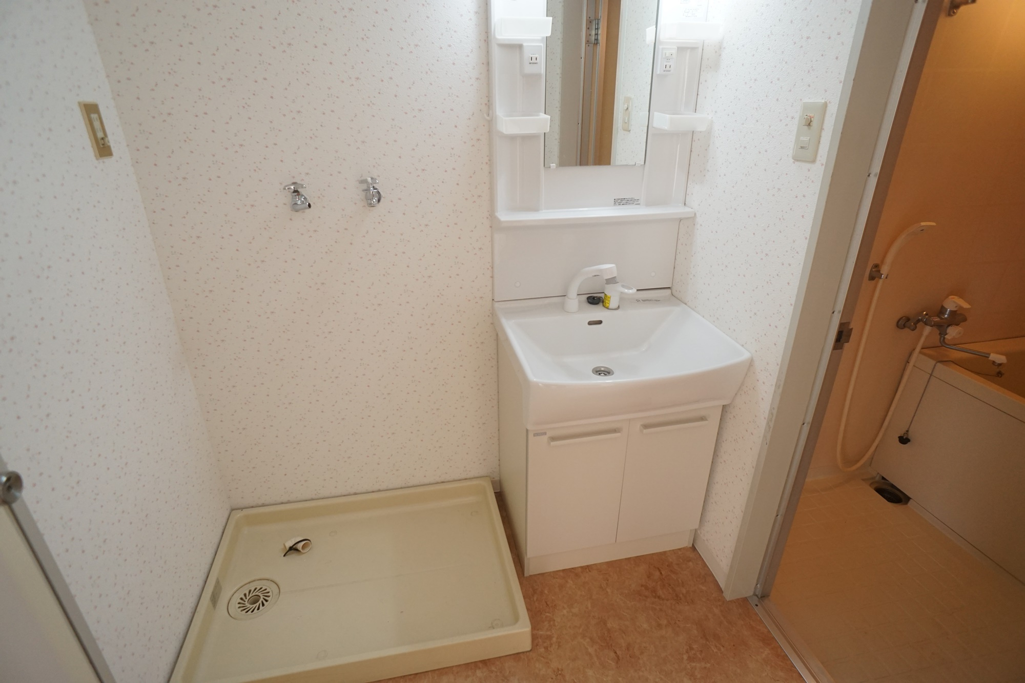 エンズマンションの洗面所