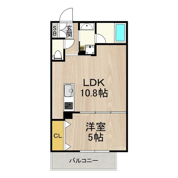 estageo北田辺 の間取り
