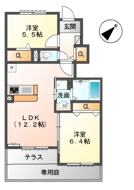 グランエムズの間取り