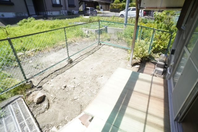 岡田平屋のバルコニー