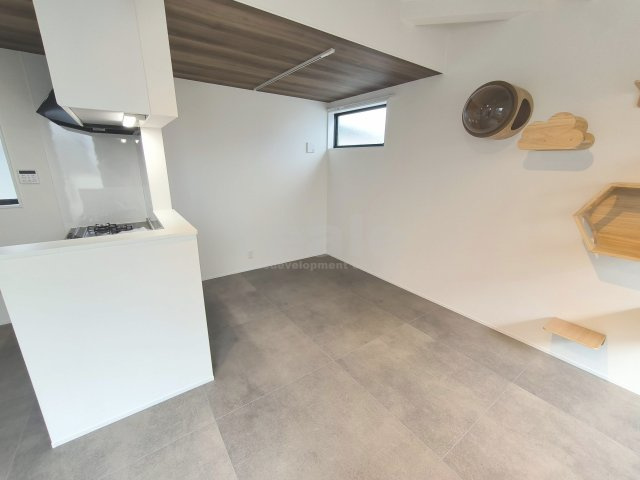 練馬区立野町のタウンの居間・リビング