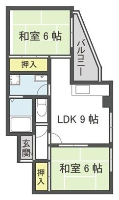 レジデンストーアの間取り