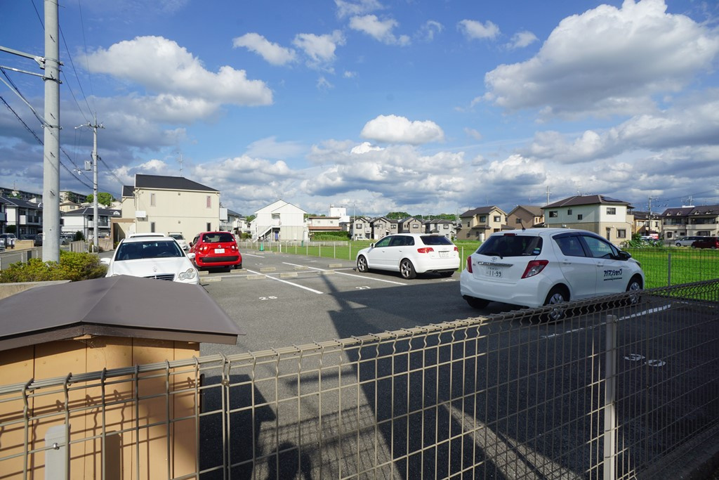 奈良市中山町のアパートの展望