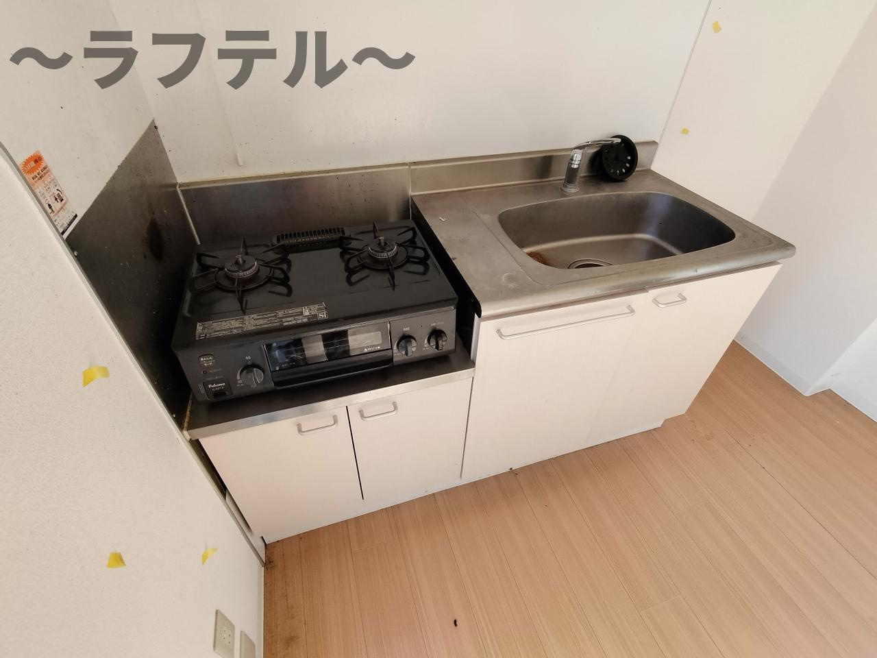 グランドール下山口Bのキッチン|別号室イメージ