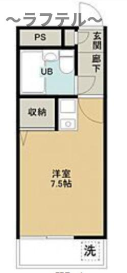 所沢市小手指町４丁目の賃貸マンションの間取り