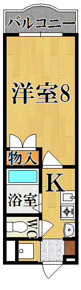 マンション万葉Ｉの間取り