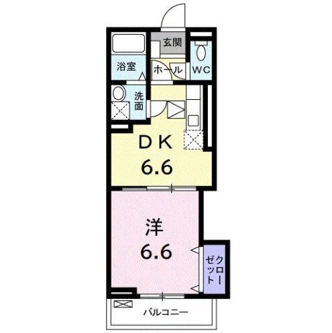 メゾン　ドゥ　ルミエールの間取り