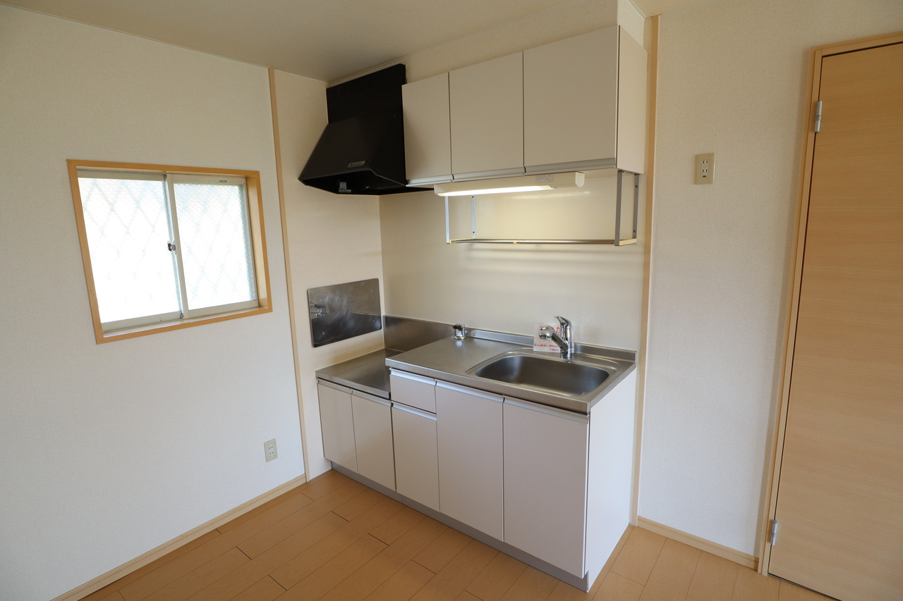 橿原市新口町のアパートのキッチン