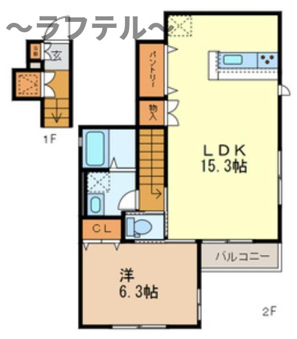 オフィン ラコーデの間取り