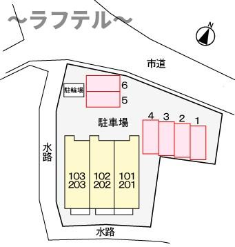 ウエスト　マロン・ＮＫの区画図