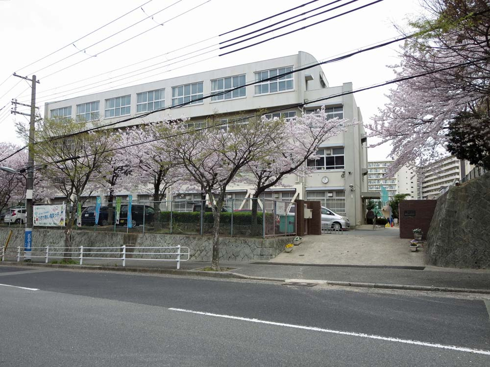 多聞台５丁目戸建の周辺|神戸市立神陵台中学校
