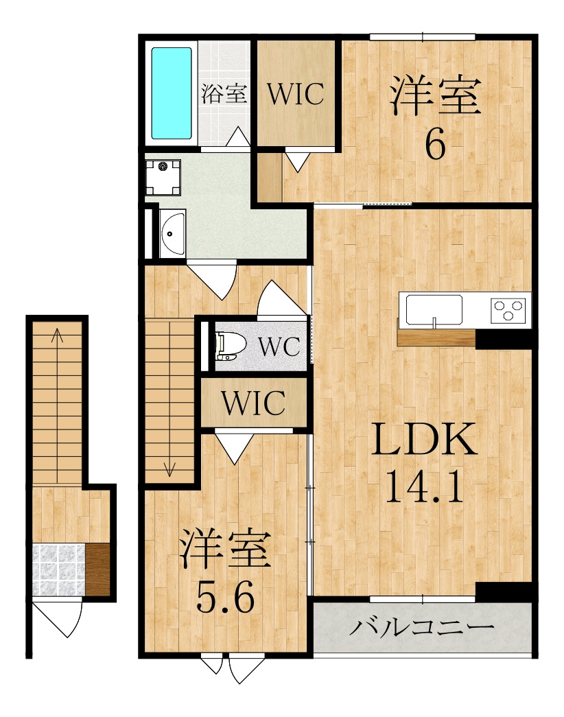 amFuru(アムフル）の間取り