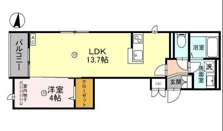 DHCR川口芝下の間取り