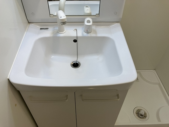 メゾンソレイユ朝日の独立洗面台