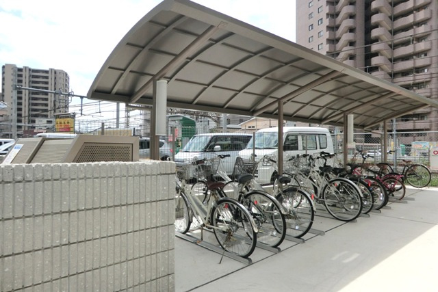 メゾンＤ－常盤のその他共用部分|☆屋根付き駐輪場・完備しています。☆