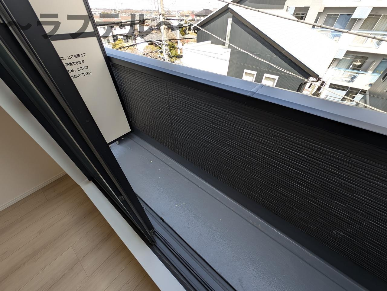 (仮)所沢市向陽町アパートのバルコニー|同メーカー施工　別部屋イメージ写真