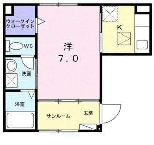 サンシャイン　ヴィラの間取り
