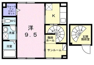 サンシャイン　ヴィラの間取り