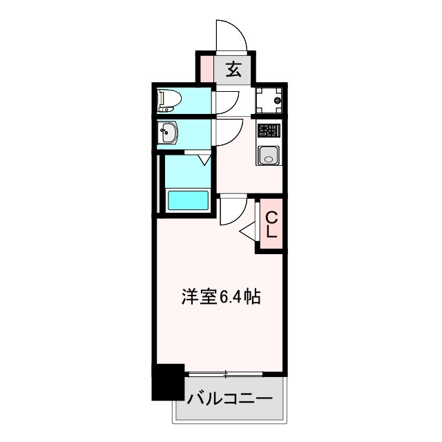 アドバンス大阪ブリスの間取り