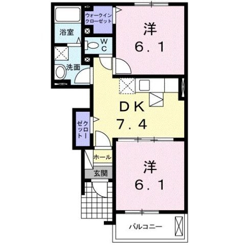 ブリリアント　テールの間取り
