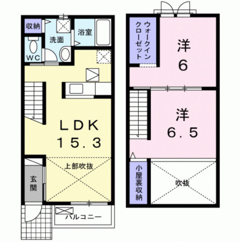 メゾン　ソレイユの間取り