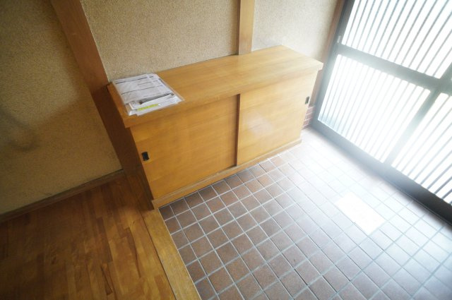 上牧町米山台戸建の玄関