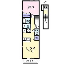 ハイブリッヂCの間取り