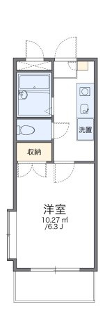 レオパレスアヴィオンⅡの間取り