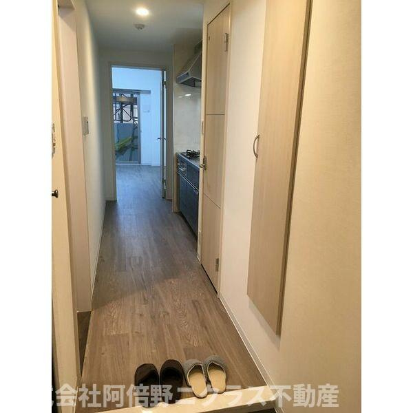 エルディオーネ上町台の玄関