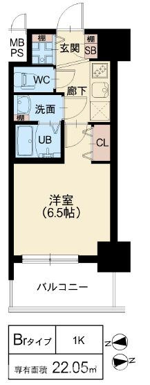 スプランディッド阿倍野の間取り