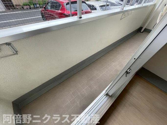 ディマーンシュ阿倍野のバルコニー|内装は別部屋の参考写真です。