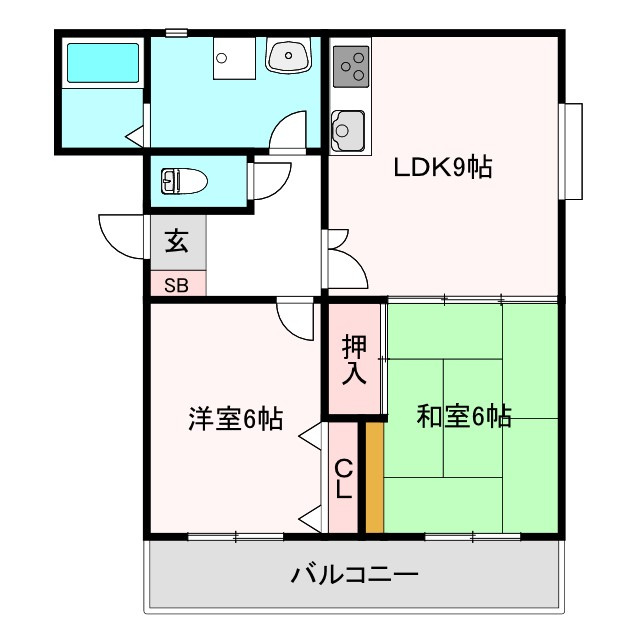 ディマーンシュ阿倍野の間取り
