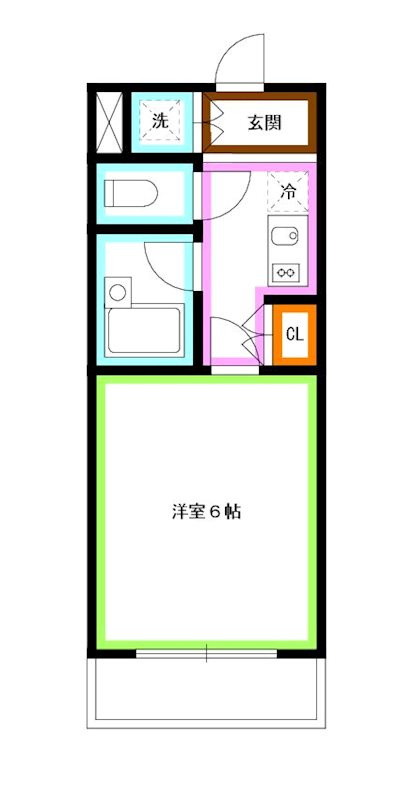 杉並区西荻北４丁目の賃貸マンションの間取り