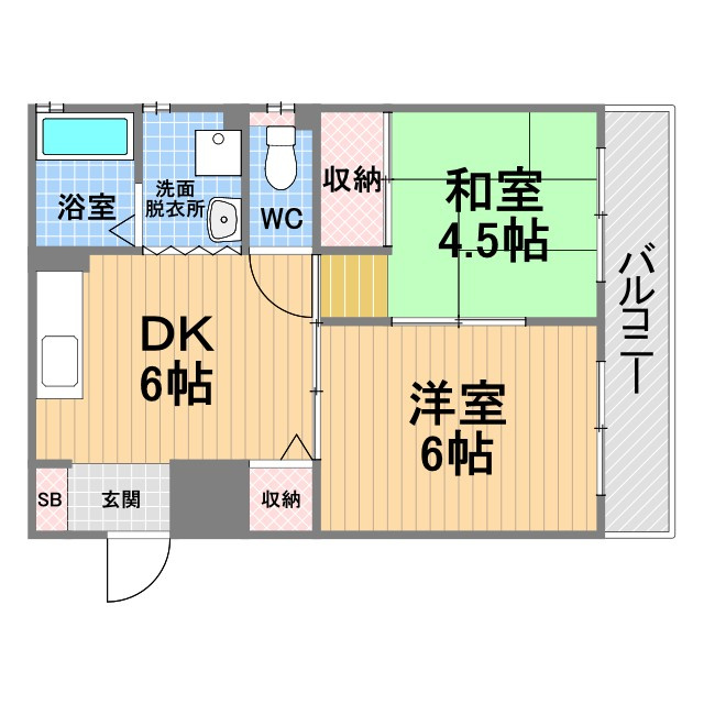 エスポワールの間取り