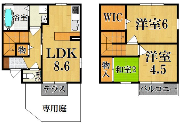 リヴェールの間取り