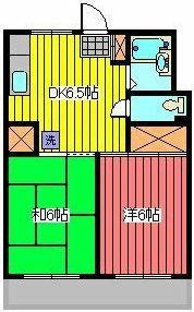 サンハイツ福田の間取り