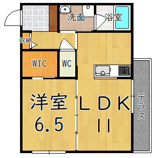 Ｓｈａ　Ｍａｉｓｏｎ　ＬＵＮＡ　Ａの間取り