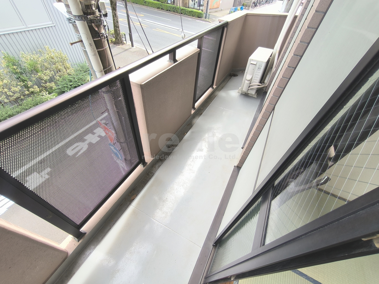 練馬区関町南１丁目の賃貸マンションのバルコニー