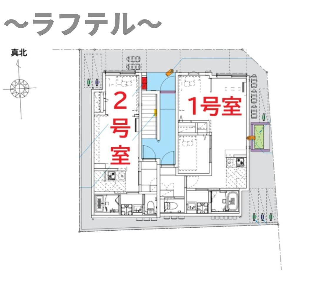 ヴィラソーレ新所沢の区画図