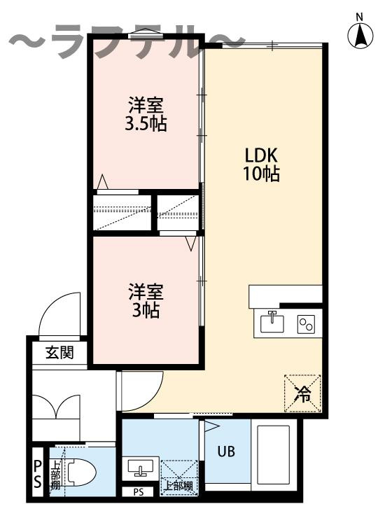 ヴィラソーレ新所沢の間取り