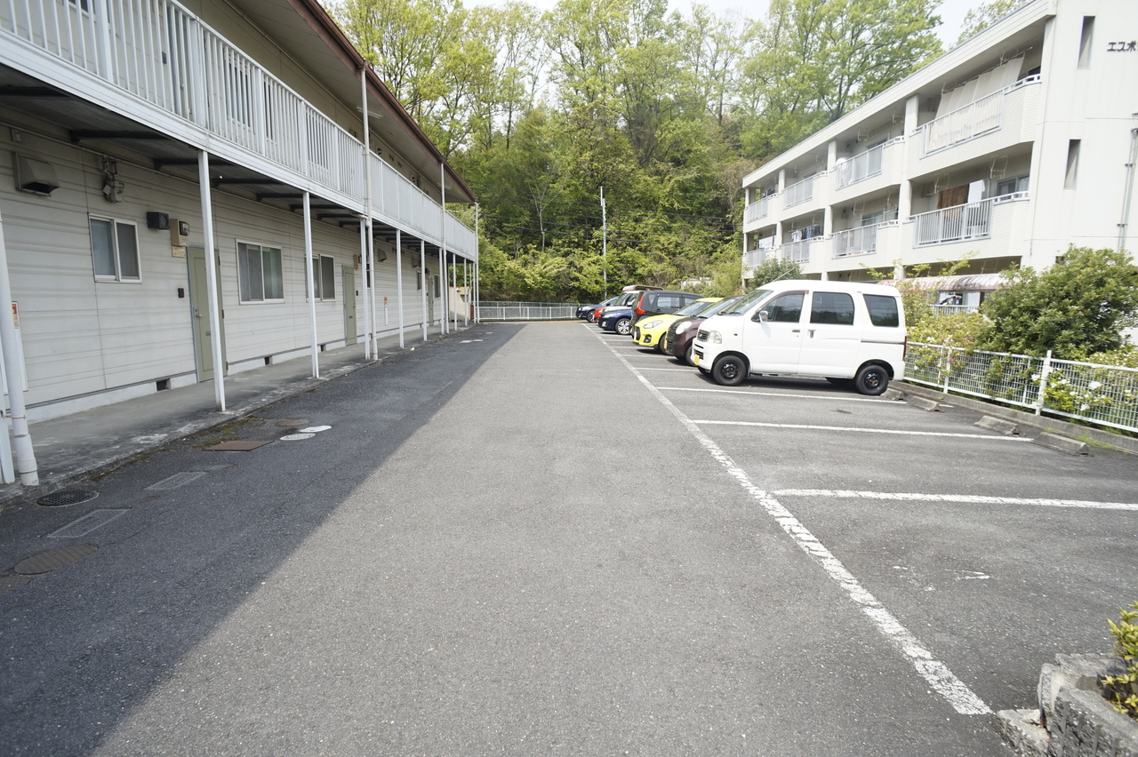 エスポワールＢの駐車場