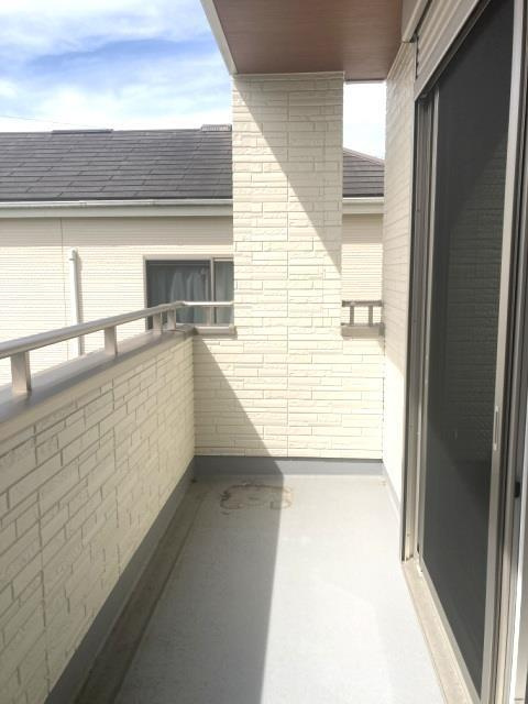 三笠町戸建のバルコニー