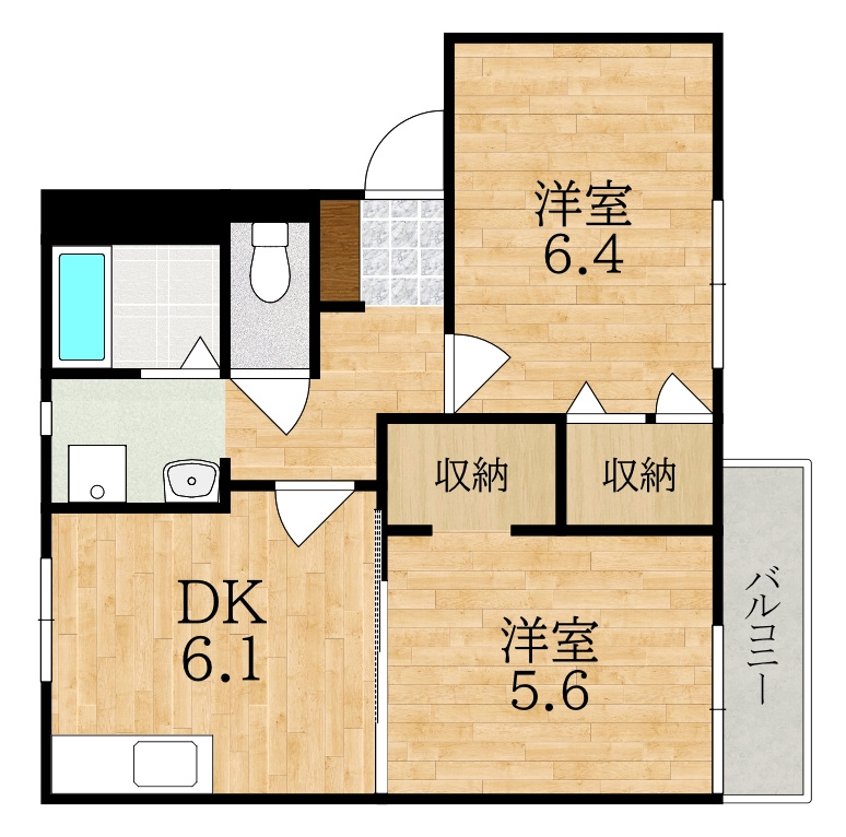グリーンライフ平城Ａ棟の間取り