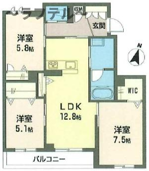セントリビエⅡの間取り