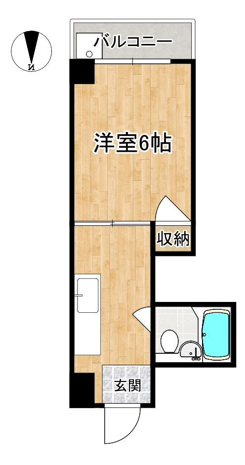 白樺ハイツ大宮Ｉの間取り