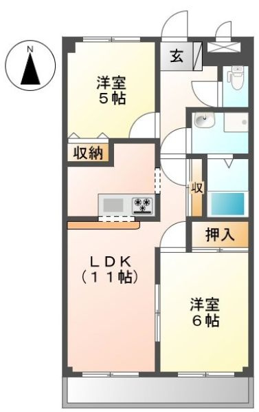 エクセレンス戸田公園の間取り