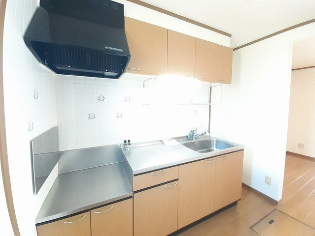 橿原市曽我町のアパートのキッチン